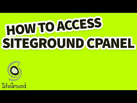How To Access Siteground cpanel For Non Techy People
