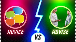 1 Advice vs Advise - Confusing words