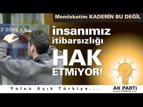 AKP'NİN 20 ÖNCEKİ REKLAM VİDEOSU