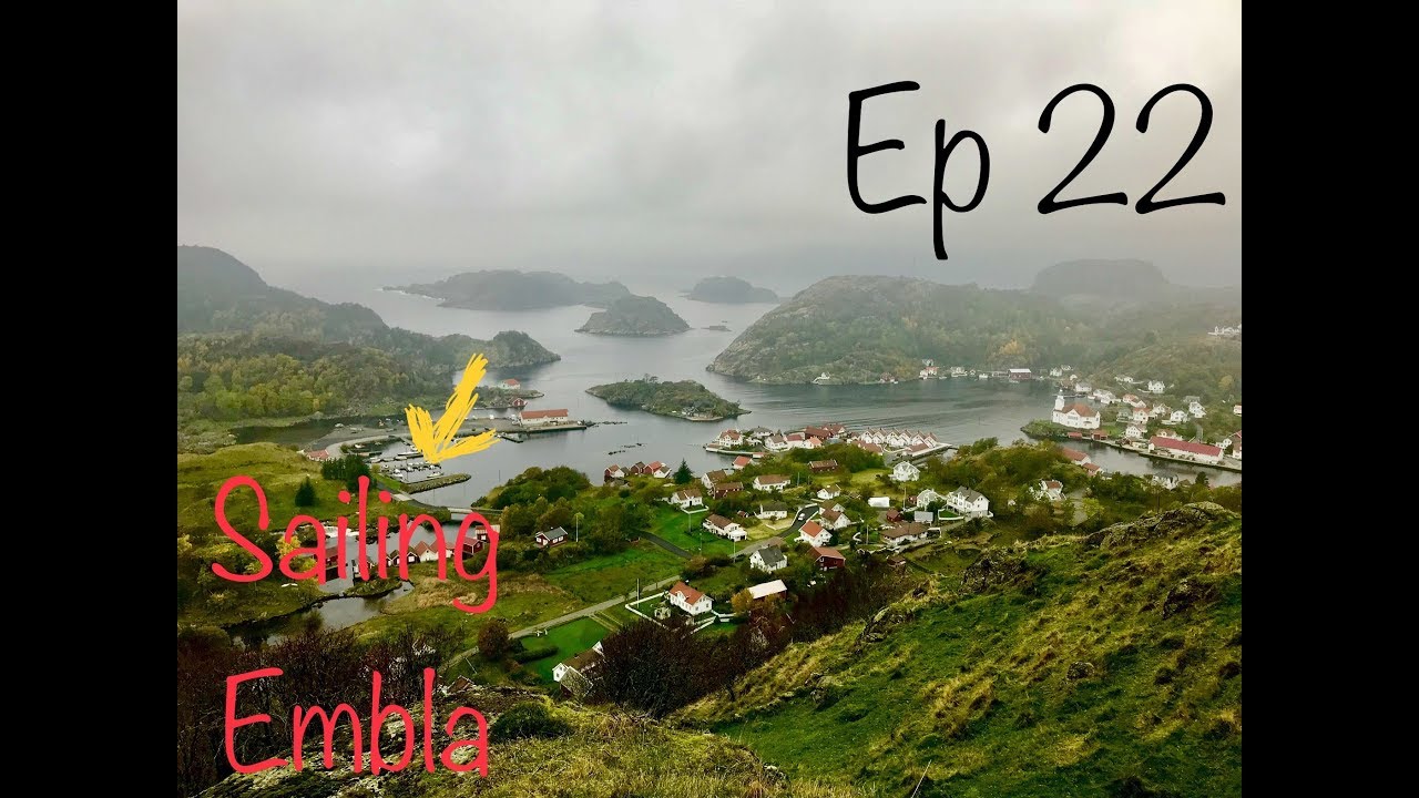 Hiking to the top of the beautiful Hidra Island, what a view.. Sailing Embla Ep 22