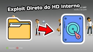 Exploit do Xbox 360 sem pendrive ABadAvatar direto do HD interno