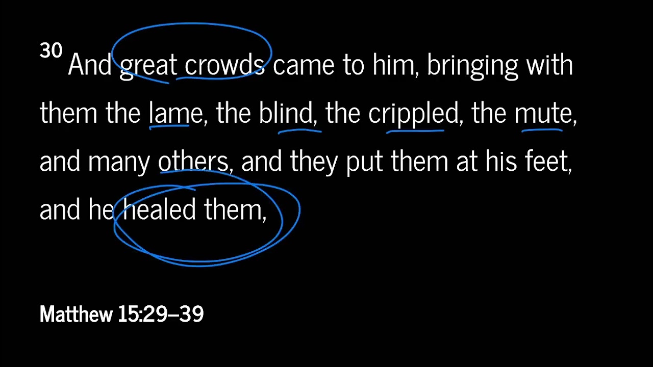 Matthew 15:29-39 (February 21, 2026) Morning Devotional
