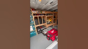 My first van racking, full video on the channel 😁 #construction #organization #satisfying #diy