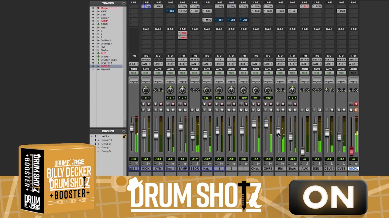 Drumshotz Decker Booster Nickel Example