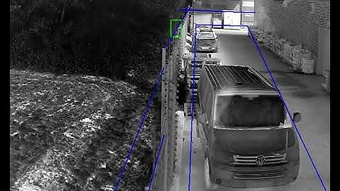 Smart Function of Hikvision Thermal Camera   Line Crossing