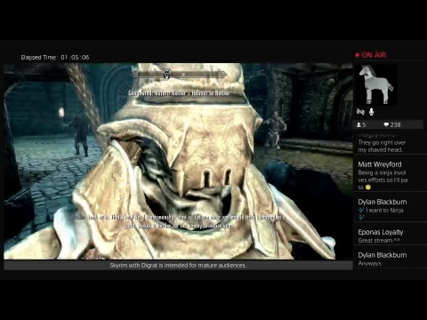 gaming logo Sunday Skyrim w/ Digrat ep10