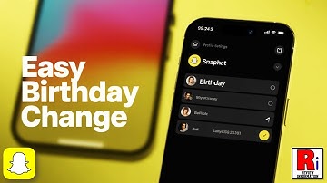 How to Change Your Birthday on Snapchat
