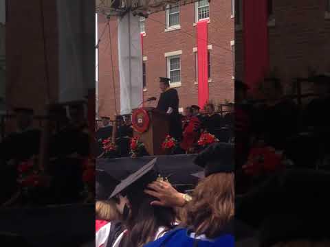 Speaking at 2015 Keene State College Commencement