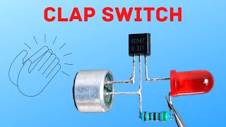 How To Make Clap Switch at Home | Simple Clap Switch Circuit Using BC547 Transistor screenshot 2