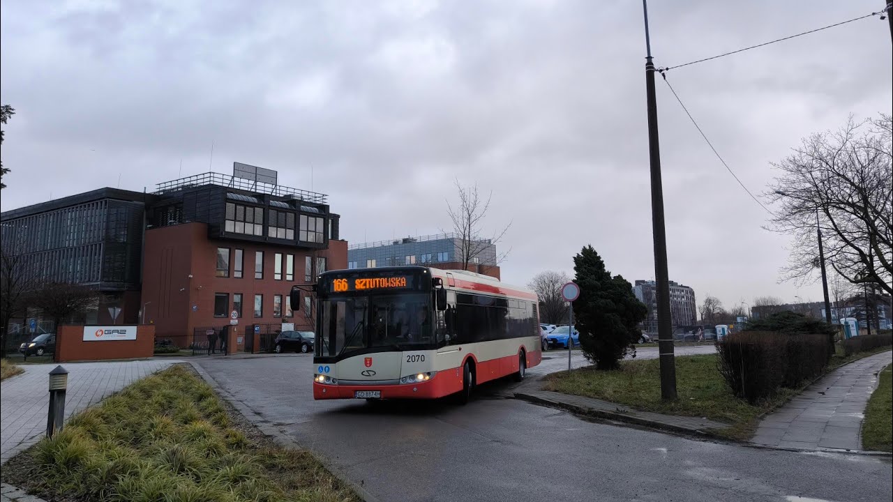 Solaris Urbino 12 III #2070 [🚍166] GAiT Gdańsk ♪ ZF ♪