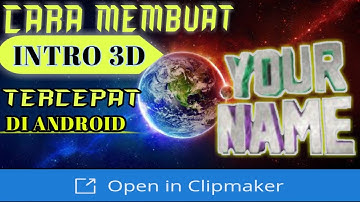 Cara membuat intro 3D di android #panzoid tutorial