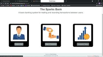 Basic Banking System | The Sparks Foundation | #GRIPMAR21 | Web Development Intern | Pratik Dubey