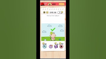 Brain test level 222 solution / I lost my balloon!