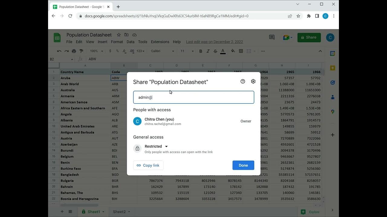 How to password protect Google Sheets YouTube