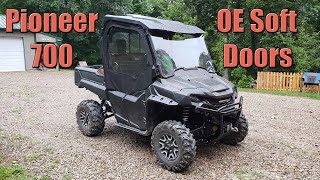 Honda Pioneer 700 Soft Fabric Upper Doors Installation and Review screenshot 4