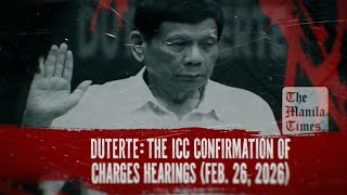 LIVE: Duterte case: Day 3 of confirmation of charges hearing – 1st session ENGLISH