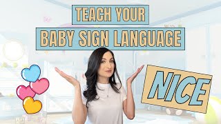 ASL sign for NICE - Teach Your Baby Sign Language! screenshot 3