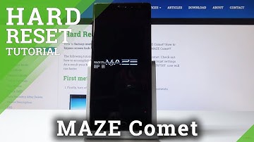How to Hard Reset Maze Comet - Bypass Screen Lock