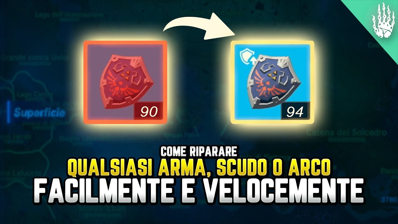 COME RIPARARE E POTENZIARE QUALSIASI ARMA, SCUDO O ARCO - Guida Zelda Tears of the Kingdom