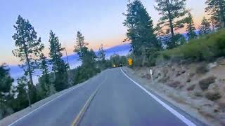 Best scenic ❤️ and scary 😮 drive along Emerald Bay, Lake Tahoe 
