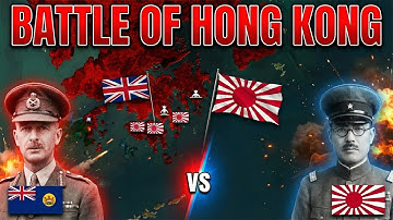 Battle of Hong Kong (1941) Explained in 60 Seconds | Map Animation