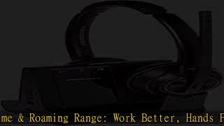Plantronics - Savi 8220 Office Wireless DECT Headset (Poly) - Dual Ear (Stereo) - Compatible to con
