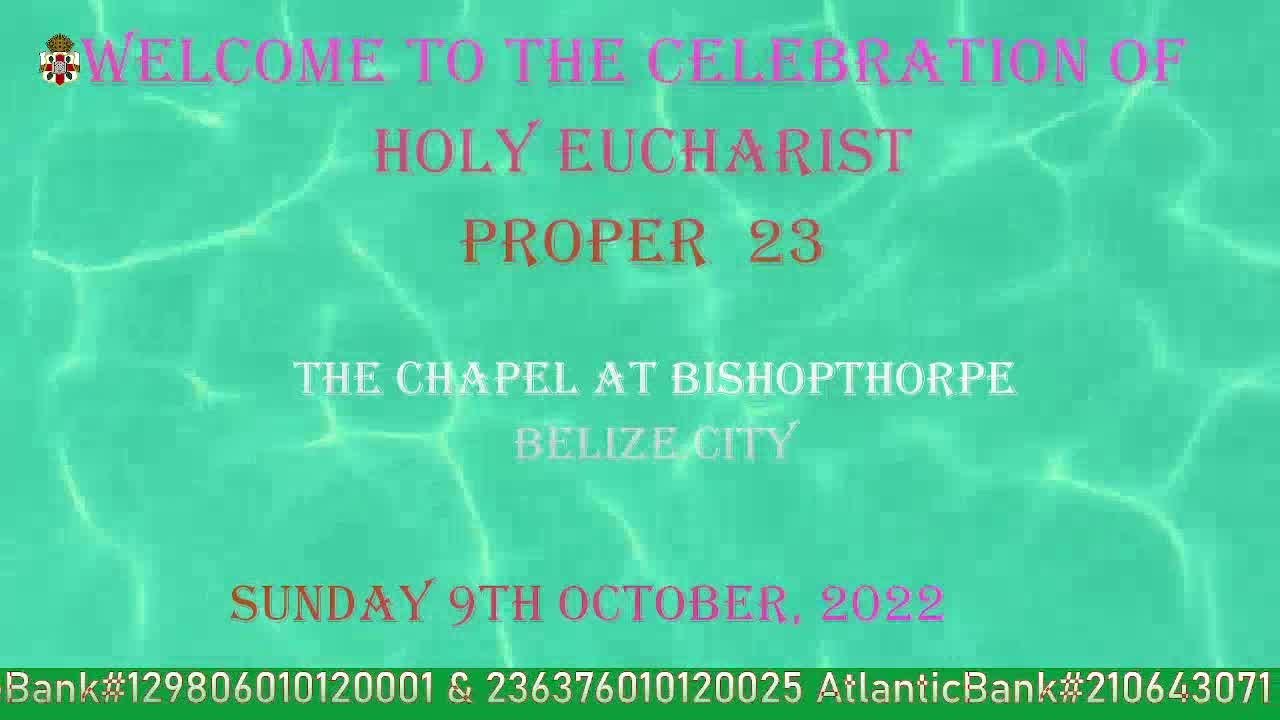 Holy Eucharist Proper 23 Sunday 9th October 2022 YouTube holy-eucharist-proper-23-sunday-9th-october-2022-youtube