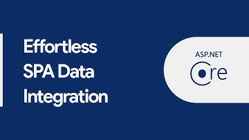 Developing Single Page Applications using ASP.Net Core - Connecting Database