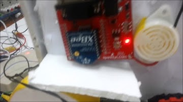 Remote tracking of a robot using ZigBee wireless network.