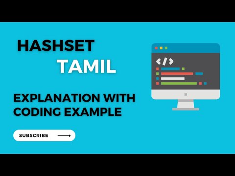 HashSet Coding and explanation in Tamil | CD | TamilCoding