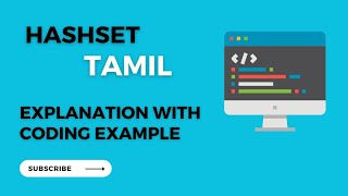 HashSet Coding and explanation in Tamil | CD | TamilCoding