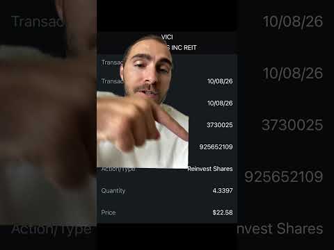 Video preview for VICI Just Paid Me Almost $100 In Dividends π°