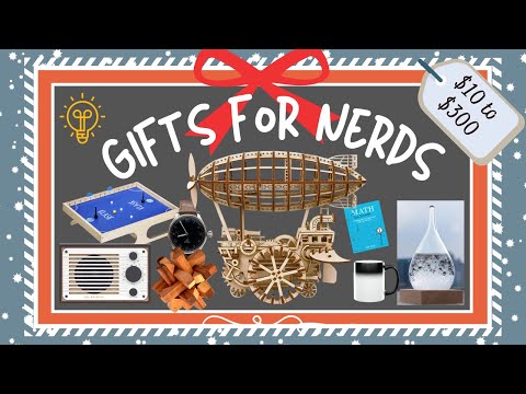 8 UNIQUE GIFT IDEAS FOR NERDS | DIY, Puzzle, and Science Gifts