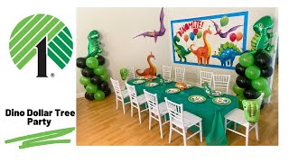Dino Dollar Tree Party|Budget Friendly Party|Birthday DIY