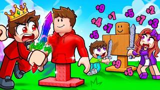 Ich gebe mich als NOOB aus und benutze dann OP SECRETS in Lucky Block Rush!