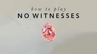 Video thumbnail of "How to play 'No Witnesses' by Keaton Henson"