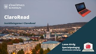 Claroread - Inställningar