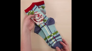 Blue Q Crew Socks Compulsively Awesome
