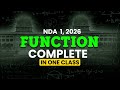 “Functions ONE SHOT 🔥 | Full Chapter for NDA Maths | Mission NDA 2026” | NDA Preparation