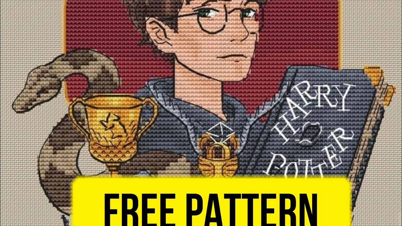 🧙 Harry Potter - Free Cross Stitch Pattern Download Embroidery Designs ...