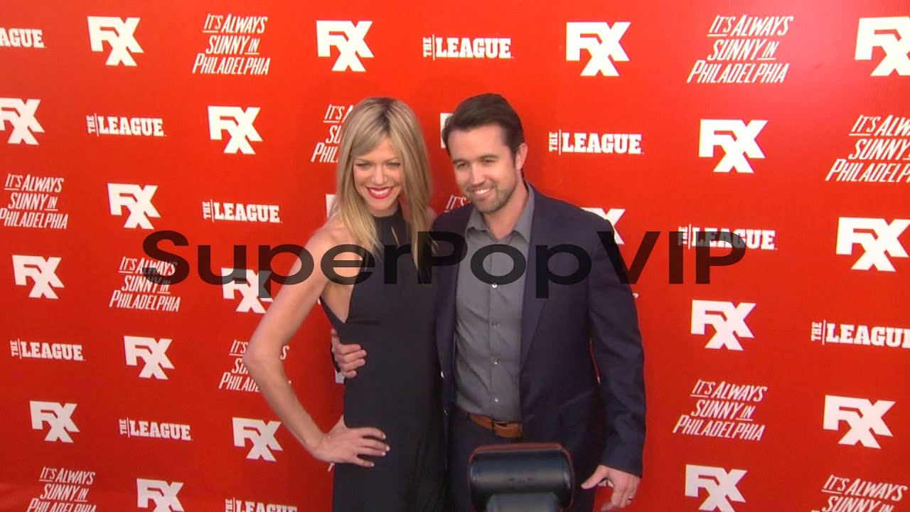 Kaitlin Olson, Rob McElhenney at FXX Network Launch Party...