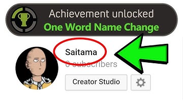 How To Get A 1 Word Channel Name on Youtube | Working 2020 Method