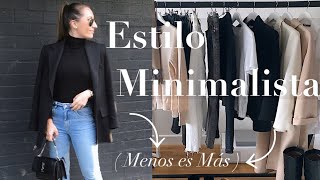 Como crear un estilo minimalista | Minimalismo | Outfits minimalistas | Yolanda Martin