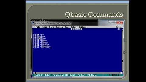 Qbasic Commands