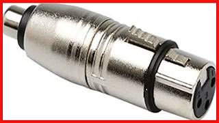 Hosa GXF 132 RCA to XLR3F Adaptor