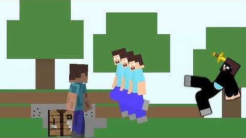 Stick nodes minecraft herobrine blood spurt effect test