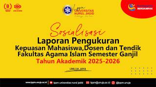 Sosialisasi Hasil Survei Kepuasan Mahasiwa, Dosen, & Tendik Fakultas Agama Islam, Ganjil 2025-2026