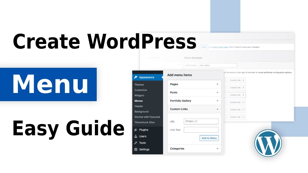 How to create custom menu in WordPress - YouTube