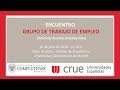 CRUE. Sectorial Asuntos Estudiantes. Encuentro Grupo de trabajo de Empleo. UCM