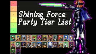 Shining Force - Tier List - Force Members (Spoilers)